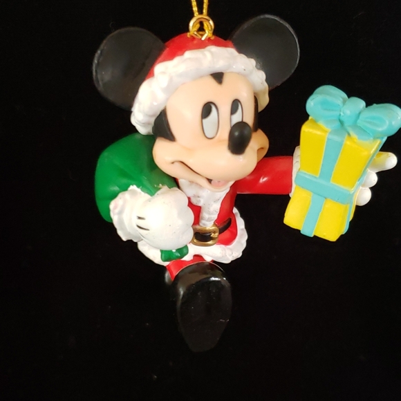 Disney Other - Disney Mickey Mouse as Santa Christmas Ornament
